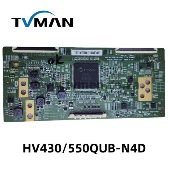 Scheda Madre JVC LT-55E770, Modello HV550QUB-N4D, Usata In Buone Condizioni